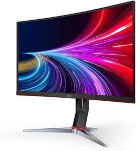 AOC C27G2Z 27 tums spelmonitor 1500R Curved Frameless Ultra-Fast FHD 1080p 0,5ms 240Hz Freesync DP/VGA 240Hz HDR-läge