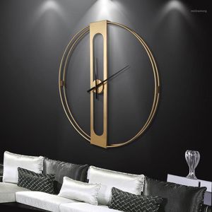 Wanduhren Uhr Wohnzimmer Haushalt Mode Kreativität Einfache Atmosphäre Persönlichkeit Kunst Trend Licht Dekoration Stille1