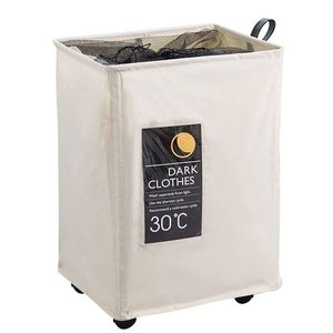 Dobrável grande armazenamento cesta de lixo cesta de lavandaria colapsible hamper barril roupa suja roupa de lavanderia organização com rodas lj200821