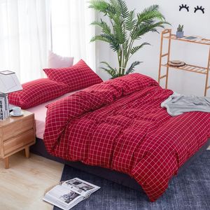 Set di biancheria da letto in cotone Queen Size Copripiumino stampato Federe per cuscini Copripiumini293Y