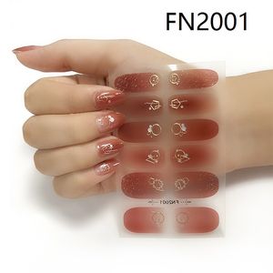 Tamax NAS008 12pcs 3D Crystal Nails Patch Glass Nail Polish Stickers Gradient color Nail Art Gemstone Stickers Wrap Foils sticker