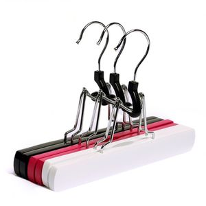 Pant Hangers Hooks Rack Wooden Skirt Trousers Non-slip Wood Collection Slack Hanger Pants Hair Extensions Hanger