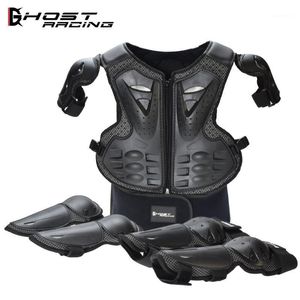 Armor Body Full uppsättning Off-Road Motorcykelutrustning Ridning Anti-Fall Armor Kläder Sommar Barnens Motorcykel Knee Pads1