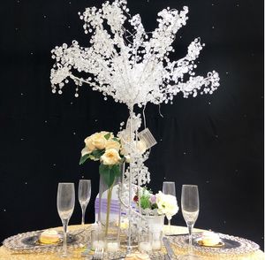Wholesale tree centerpieces for sale - Group buy New fashion cm inch Crystal Wedding Party Decoration Acrylic Tree Centerpiece Decorations Party Event