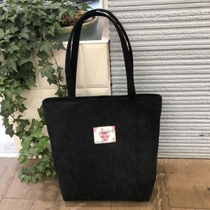 Corduroy impressão coreano mulheres simples bolsa de ombro estudante shopping grande capacidade grande sacos