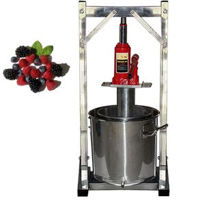 2021 Fábrica Direto de Aço Inoxidável Suco Suco de Imprensa Máquina de Uva Ruida de Vinho Separação Apple Pressing Juicer para mel / frutas / vegetais