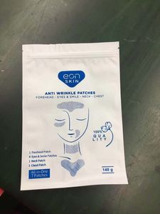 Sacos de embalagem de máscara de face de máscara de face de uma cor personalizada Imprimir alimentos para presente armazenamento Mylar Foil Bolsa de pacote de bloqueio com alta qualidade