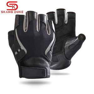 Halvfinger Gymhandskar Fitness Vikt Lyfthandskar Kroppsbyggnad Träning Sport Övning Sport Workout Glove För Män Kvinnor Q0108