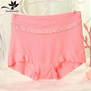 Women's Panties 3pcs/lot 2021 Fashion Bamboo Fibre Plus Big Size Seamless Panty Women Briefs High Waist Ladies' Underwear1