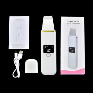 Tamax SC007 Ultrasonic Facial Skin Scrubber med LCD-skärm Ion EMS Face Lift Revenation Blackhead Acne Remover