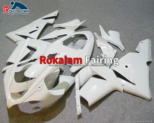 For Kawasaki Ninja ZX-10R ZX 10R ZX10R 2004 2005 White Motobike Body Road Fairing Motorcycle Fairings (Injection Molding)