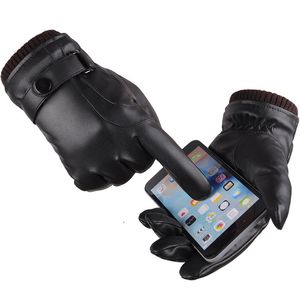 High Quality Handmade Mens Business Leather Gloves Cool Keep Warm Windproof Driving Screen Touch Glove