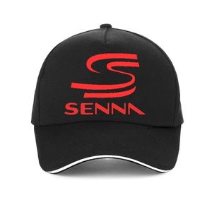 Letnia Moda Hero Ayrton Senna Cap Mężczyźni Kobiety 100% Bawełna Data Wyścigi Samochodowe Czapki Kapelusze Regulowane Czapki Kości Senna 220209