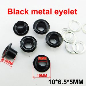 500PCS 10*6.5*5MM metal black EYELET button sewing clothes accessory round buttons eyelets ME-057