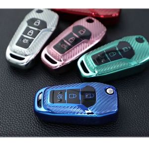 TPU Key Cover Car Keys Case Shell Ford Fusion Fiesta Escort Mondeo Everest Ranger S Max Kuga 2 Focus MK3 Ecosport Holde Auto Akcesoria