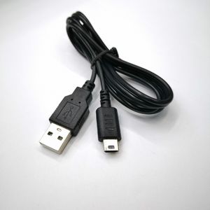 Новый черный 120 -сантиметный USB -зарядный зарядный шнур для консоли Nintendo DS Lite NDSL