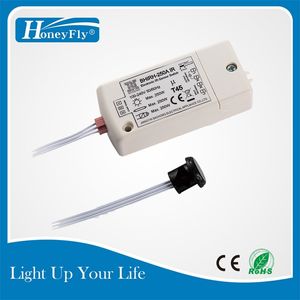 HoneyFly Patented IR Sensor Switch 250W 100-240V (Max.70W For LEDs) Infrared Sensor Switch Motion Sensor Auto On off 5-10CM CE Y200407