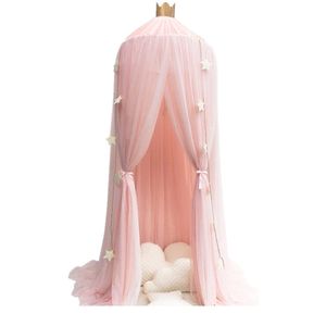 Wholesale baby bed net for sale - Group buy 7 Colors Hanging Kids Baby Bedding Dome Bed Canopy Cotton Mosquito Net Bedcover Curtain For Reading Playing Home Decor
