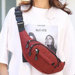 Hot Sale Fashion Sport Purse Waist Bag Kvinnor Blet Bag Murse Back Anti Theft Zipper Waist Väskor Kvinnlig Banan Crossbody Belt Bag Pack