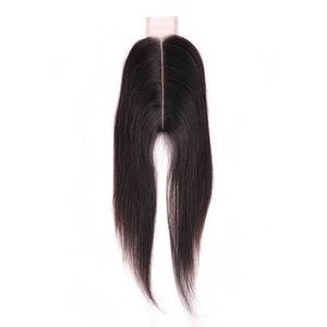 Raw Indian Virgin Hair 2X6 Lace Closure With Baby Hair Top Closures Body Wave Hair Products Wholesale