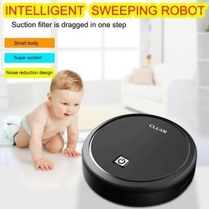 Mops USB Laddning Intelligent Lazy Robot Trådlös dammsugare Sopa Vaccum Robots Mattan Hushållsrengöring Machine11