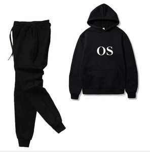 Projektant Men Tracksuit Sweter PantiSit Bosball Street Bluza Monogram OSS OTRZYMANIE Z HOUTHED DŁUGO STEEVED BUDA MĘŻCZYZNIE DODAWANIE