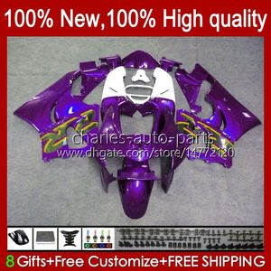 Corpo per HONDA CBR893 CBR 893RR 900RR 900 893 RR 94HC.167 nuova CBR893RR viola 89 90 91 92 93 CBR900RR 1989 1990 1991 1992 1993 carenatura kit