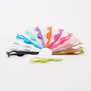 Flase Kirpik Bigudi Tweeer Kirpik Uzatma Plastik Cımbız Yardımcı Klipler Kirpikler Makyaj Araçları