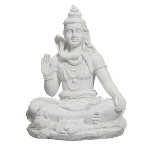 VileAD 20 cm Shiva Heykeli Hindu Ganesha Vishnu Buda Heykelcik Ev Dekorasyonu Odası Ofis Dekorasyon Hindistan Din Feng Shui El Sanatları 220112