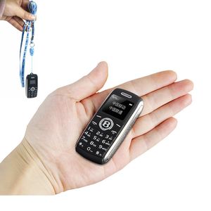 Odblokowany Mini Car Key Telefony komórkowe Bluetooth MP3 Głos Zmień GSM Dual Sim Telefon komórkowy BT Dialer Pocket Cartoon Kids Mobilelephone Telefon