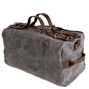 Hlurker Boutique Классический холст рука сумка большой емкостью сумка багажника фитнес портативный сумочка тренажерный зал сумка на открытом воздухе дорожные сумки Q0705
