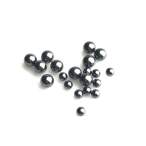 4 mm 6 mm sic terp filar Pearl Ball wkładka z haką 100% krzemowa węglika czarna ceramika wirujące topy wkładki do kwarcowych paznokci banger