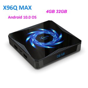 X96Q Max Caixa de TV inteligente 4GB 32GB Android 10 Allwinner H616 6K 4K HD Media Player 2.4G / 5G WIFI BT5.0 YouTube Google Play Set Top Box