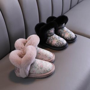 Winter 2020 new kids boots designer girls boots floral keep warm girls snow boot baby boots kids shoes girls shoes baby shoes