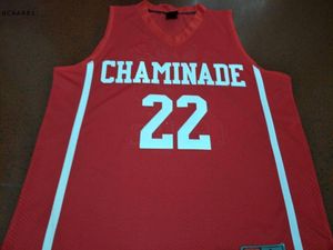 Vintage 21ss CHAMINADE Jayson Tatum #22 College Real embroidery jersey Size S-4XL or custom any name or number jersey