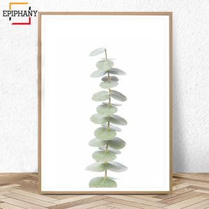 Paintings Eucalyptus Print Modern Farmhouse Wall Art Botanical Poster Kitchen Minimalist Canvas Painting Pictures For Living Room1