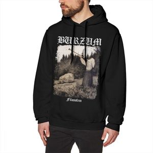 Burzum Hoodie Burzum - Filosofem Cover Ver2 هوديس الطول طول القطن البلوز هوديي فضفاض كبير بارد الشتاء رجل رمادي هوديس 201103