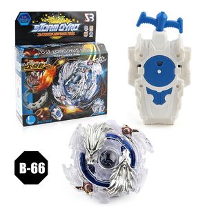 Burst B-66 Lost Longinus Luinor .N.Sp Con Launcher Juguetes Metal Booster Spinning Top Gyro Starter Toys Battle Fighting Toys 201216