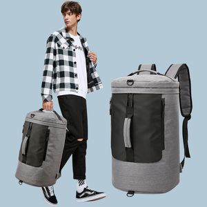 35L Gym Bag Multifunction Men Sports Bags Woman Fitness Laptop Backpacks Hand Travel Storage Bag with Shoes Pocket Traning Q0705