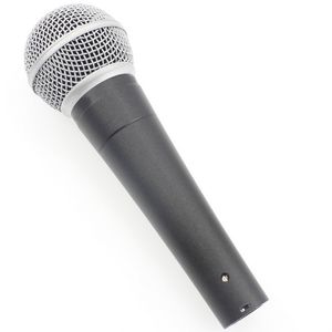 Wysokiej jakości 58LC Professional Przewodowy Mikrofon Cardioid Dynamiczny MIC do wydajności Vocal Vocal Stage Studio