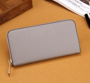 Hot sell Wholesale lady long wallet multicolor coin purse Card holder original women classic zipper pocke