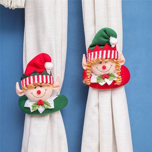 2021 2 Styl Xmas Decoration Curtain Klamra Xmas Fairy Curtain Klamra Creative Doll Curtain Krawat Lower Drzwi Wiszące Dekoracji T9i00951