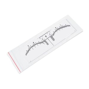 Makeup eng￥ngs tatuering Auxiliary Design Eyebrow Shaping Tool Brow Style Form Lokatera regel Transparent Pasting Ruler
