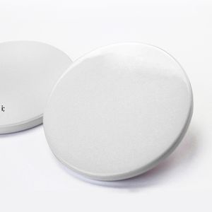 9cm esteira sublimação em branco porta copos cerâmica branco ceramics porta-copos de transferência de calor impressão personalizado tapetes de copo almofada thermalasters rrb13671