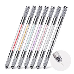 TP002 Neue Tätowierung Stift Microblading Stift Tattoo Maschine Permanent Make-Up Augenbrauen Tattoo Manuelle Stift Nadel Klinge Slot Geschenk