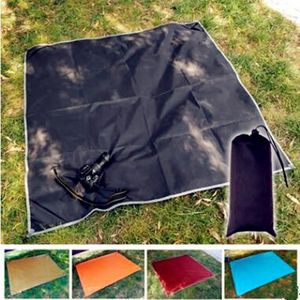 Utomhuskuddar Sun Shade Vattentät Campingmatta Ultralight Tarp Pergola Oxford Beach Shelter Multifunction Awning Canopy Picnic Blanket