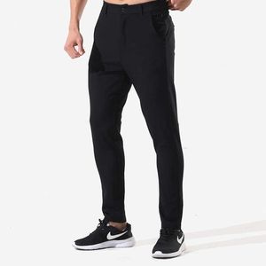 Calças de fitness de comunicação dos homens roupas de yoga ao ar livre commuter esportes leggings moda casual alta elástica magro calças apertadas
