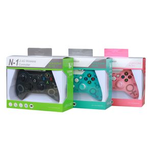 2.4G Wireless Controller Gamepad Precise Thumb Joystick Gamepad för Xbox One / PS3 / PC DHL Fast Shipping