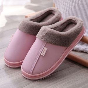 McCkle Women Winter Home Slippersぬいぐるみノンスリップソフトウォームハウススリッパ屋内ベッドルームカップルフロアシューズコンフォートY201026ガイガイガイ