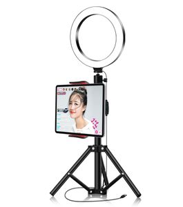 Selfie anel luz levou círculo lâmpada de círculo com suporte de telefone tripé por streaming vivo vidoeo iluminação no youtube tiktok